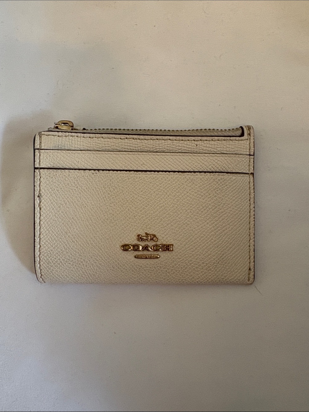 coach card holder with keychain